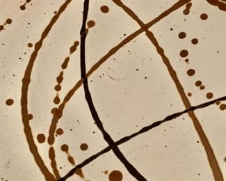 Detail; studio pottery platter