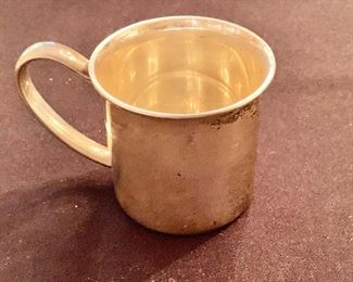 $40 - Lunt Sterling Silver Cup #1, 55 g, 2.25" H 