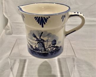 $30 - Delft pitcher - 3.75" H x 4" W
