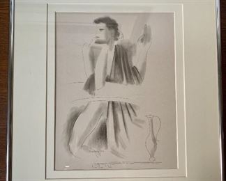 $95; Original signed, framed art