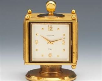  Bucherer Swiss Table Clock, Thermometer, Barometer and Hydrometer 