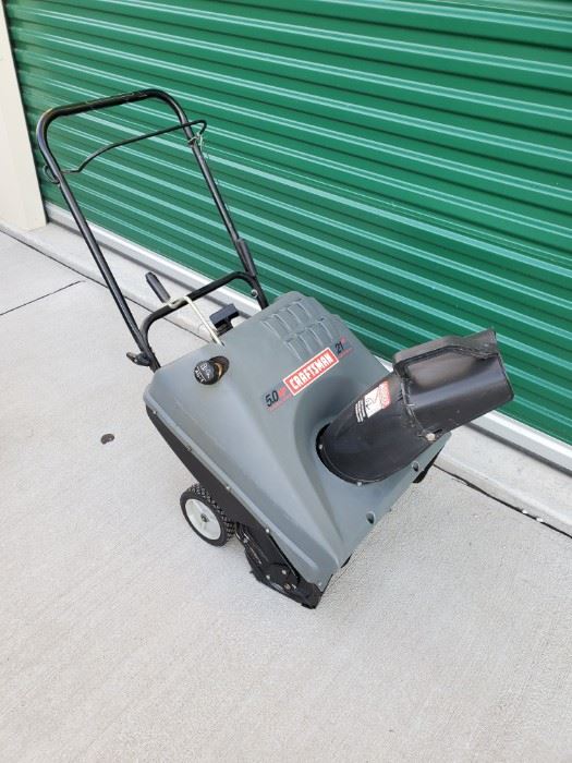 001 Craftsman 21in Snowblower