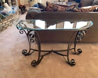 Glass Sofa Table