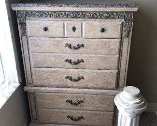 Dresser - for master bedroom marble topped