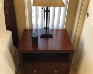 pair of bedside tables and pair off lamps!