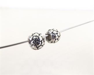 2 Authentic PANDORA #790174 Lotsa Love Charm Beads
