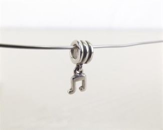 Authentic PANDORA #790183 Love Music Note Charm Bead
