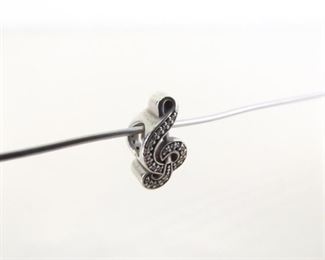 Authentic PANDORA #791381CZ Sweet Music Charm Bead

