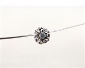 Authentic PANDORA #790330CZ Primrose Path Charm Bead
