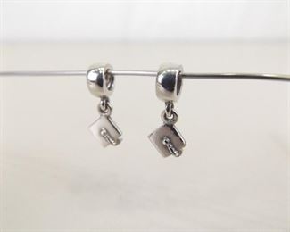 2 Authentic PANDORA #790270 Graduation Cap Charm Beads
