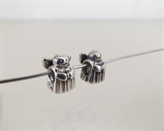 2 Authentic PANDORA #790337 Angel of Hope Charm Beads
