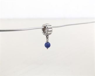 Authentic PANDORA #790166SA September Birthstone Sapphire Charm Beads
