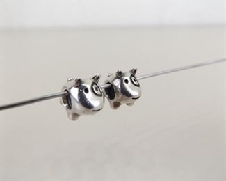 2 Authentic PANDORA #790258 Dog Charm Beads
