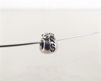 Authentic PANDORA #790332 Money Bags Luck Charm Bead
