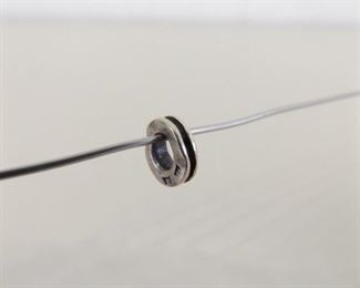 Authentic PANDORA #Crooked Line Spacer Charm Bead
