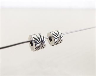 2 Authentic PANDORA #790210 Sunburst Clips Charm Beads
