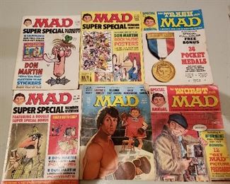 vintage MAD magazines