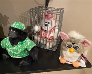 Gemmy singing gorillas; Furby