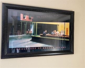 Boulevard of Broken Dreams framed print, Gottfried Helwein