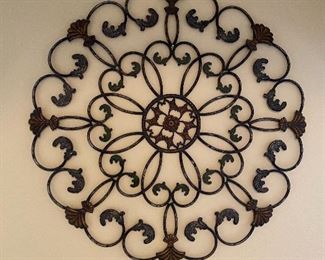 Metal wall decor