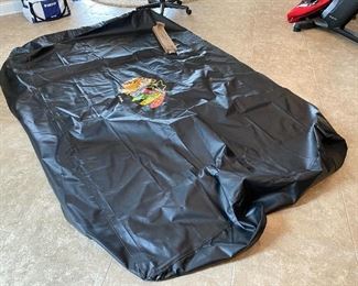 Chicago Blackhawks pool table cover