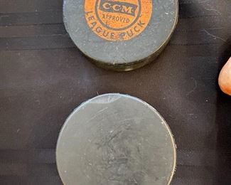 Practice hockey pucks