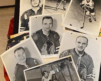 1960's hockey glossy photos