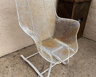 Woodard Sculptura Occasional Rocker Chair Mid Century Modern