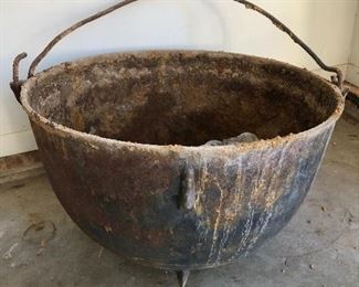 Antique Cast Iron Caldron