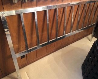 Mid Century Chrome KING Headboard