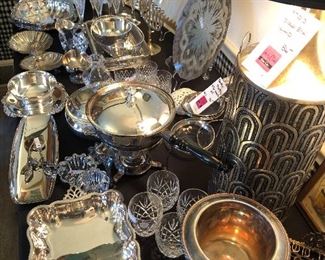 Silver Plate Serving Items