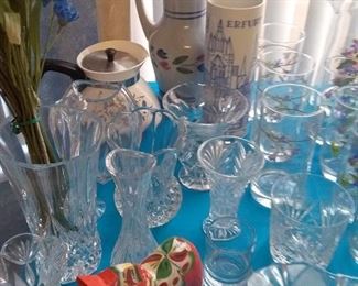 crystal & glass vases