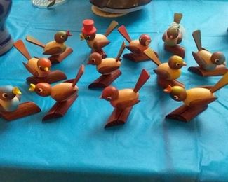 wood birds