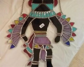 Stained glass Kachina 