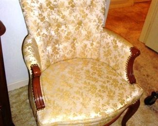 Cloth covered chair