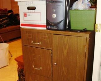 Metal File and Storage Cabinet, Electronics 