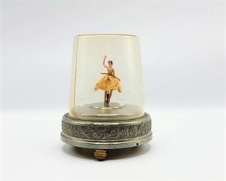 Vintage Cody Musical Creations 5th Ave NY Domed Dancing Ballerina Music Box - Play Blue Danube