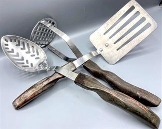 Vintage CUTCO NO. 13,14, and 16 Stainless Cooking Cutlery