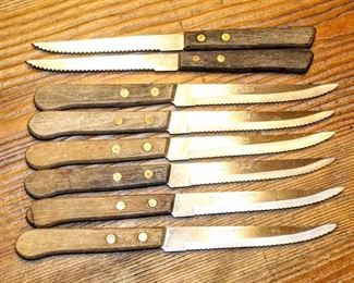 Vintage 6 Piece Set of Broomfield 3926 Knives, and Flint Canadian plus others!