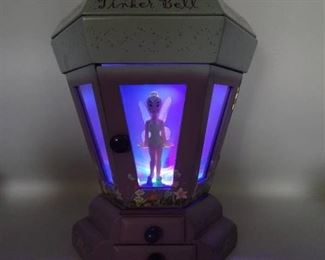 Disney Tinkerbell Large Lantern Musical Lighted Jewelry Box