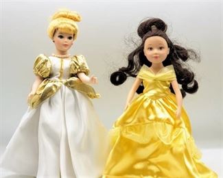 Madame Alexander Disney Princess Dolls - Cinderella and Belle