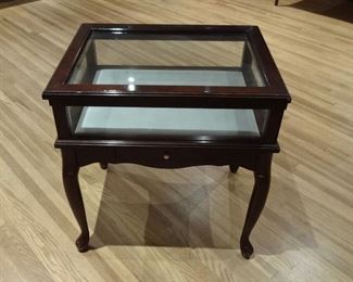Curio Side Table with Drawer. Discounted price $45