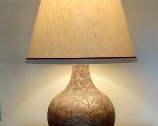 Mid Century Ceramic Table Lamp 1960's. Discounted price $75
