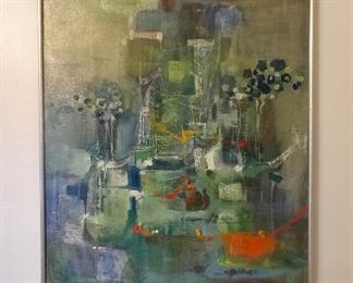 Mid Century Painting on canvas