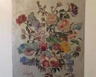 1940 Painting on canvas. Discounted price $45