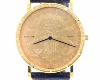 Corum $20 Gold Coin Wristwatch