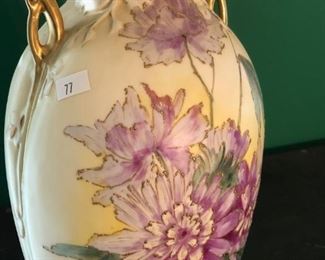 Teplitz Bohemia porcelain vase