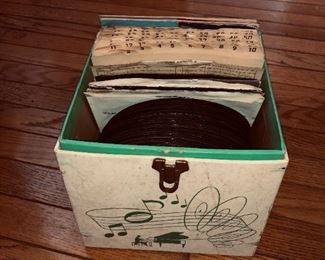 Vintage record box