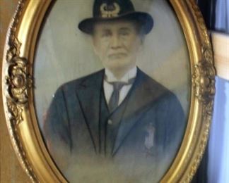 Civil War Veteran GAR, Grand Army Of The republic Framed Picture