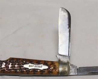 Schrade Cut Co Walden NY 2 Blade Boy Scout Pen Knife